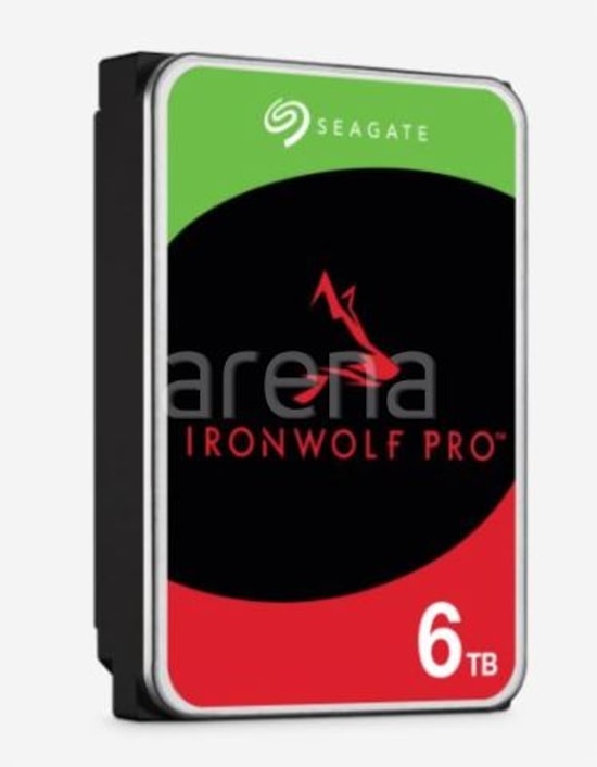 Seagate IronWolf Pro 6 TB 3.5" 7200RPM 256MB ST6000NT001 HDD - SATA 3.0, NAS Disk, 5 Yıl Resmi Distribütör Garantili