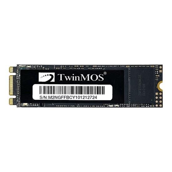 TwinMOS 256GB M.2 SATA3 2280 SSD (NGFFEGBM2280) - 580/550 MB/s Okuma/Yazma, 3D TLC NAND, AHCI, Yüksek Performans Disk