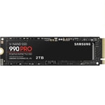 Samsung 990 PRO 2TB M.2 NVMe NAND SSD (MZ-V9P2T0BW) - 7450/6900MB/s Okuma/Yazma, PCIe 4.0, SMART Desteği, 2 GB Cache