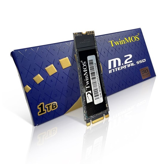 TwinMOS 1TB M.2 2280 SATA3 NAND SSD (NGFFGGBM2280) - 580/550 MB/s Okuma/Yazma, 3D TLC NAND, Masaüstü ve Laptop Uyumlu