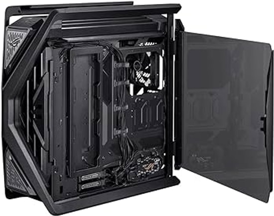 Asus Rog Gr701 Fanli Alüminyum - Çelik Alaşimli Temperli Cam Usb 3.2 Eatx/Atx/Mini-Atx/Micro-Atx Oyuncu Kasasi