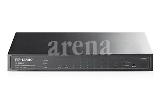 TP-Link Omada TL-SG2210P Gigabit VPN Router Switch - 8 Port Gigabit 61W PoE+, 2 SFP Port, Yönetilebilir, QoS Desteği