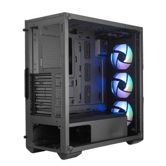 Cooler Master TD500 V2 Siyah Mesh ARGB Mid Tower Oyuncu Kasası (TD500 V2) - 360mm Radyatör Desteği, Temperli Cam