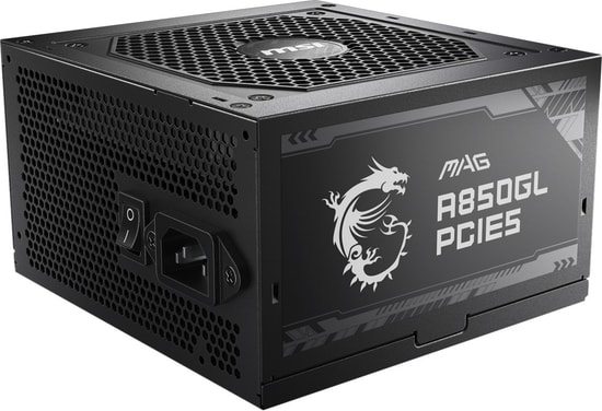 MSI MAG A850GL PCIE5 850W 80+ Gold Tam Modüler Siyah Güç Kaynağı - ATX 3.1, PCIe 5.1, 1x120mm Fanlı, PFC, OCP