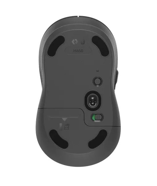 Logitech M650 Siyah Kablosuz Optik Mouse (910-006253) - 4000 DPI, Sessiz Tıklama, Ergonomik Tasarım, SmartWheel