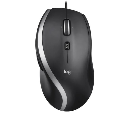 Logitech M500s Siyah USB Kablolu Optik Mouse (910-005784) - 400dpi, 7 Tuşlu, 1.8m Kablo, Sağ El Uyumlu Ergonomik Tasarım