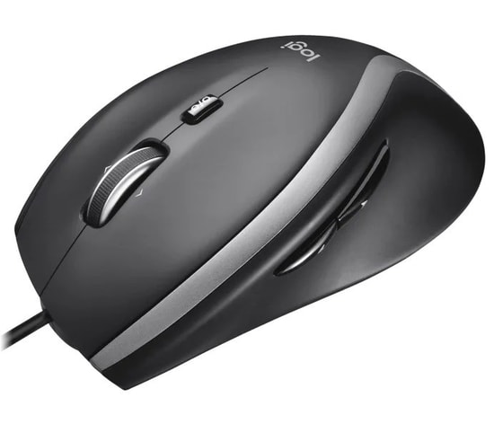 Logitech M500s Siyah USB Kablolu Optik Mouse (910-005784) - 400dpi, 7 Tuşlu, 1.8m Kablo, Sağ El Uyumlu Ergonomik Tasarım