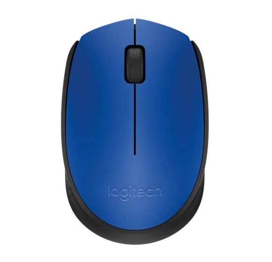 Logitech M171 Mavi Kablosuz Kompakt Optik Mouse - 1000 DPI, 2.4GHz USB Nano Alıcılı, 910-004640
