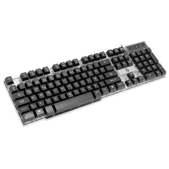 Frisby FK-G508QU 3 Renkli Işıklı Türkçe Q Düzen Kablolu Klavye - Multimedya, USB, Oyuncu ve Ofis Kullanımına Uygun