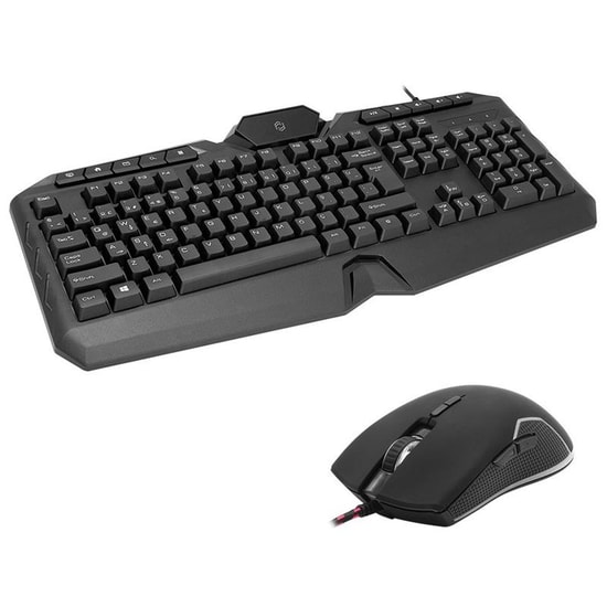 Frisby FK-4865QU Siyah Q Türkçe Kablolu RGB Oyuncu Klavye Mouse Set - 150cm Kablo, 7 Programlanabilir Buton, 8000 DPI