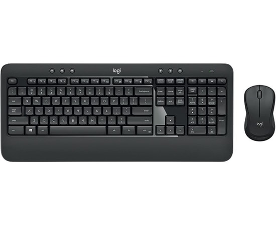 Logitech MK540 Siyah Kablosuz Türkçe Q Düzen Klavye Mouse Seti (920-008687) - Bilek Desteği, Uzun Pil Ömrü, Multimedya