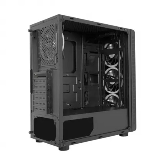 Frisby FC-9320G 600W 80+ Bronze RGB ATX Mid Tower Oyuncu Kasası - 4x120mm Fan, Temperli Cam, USB 3.0, Siyah Kasa