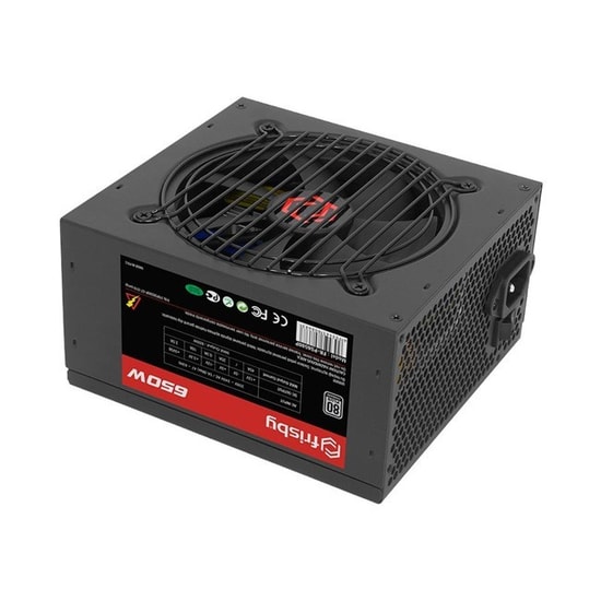 Frisby 650W 80+ Güç Kaynağı (FR-PS6580P) - 12cm Fanlı, ATX 2.4, PFC, OPP/OVP/UVP/SCP Koruması, Power Supply