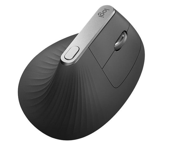 Logitech MX Vertical Ergonomik Siyah Kablosuz Mouse (910-005448) - 4000 DPI, Şarj Edilebilir, Dikey Tasarım