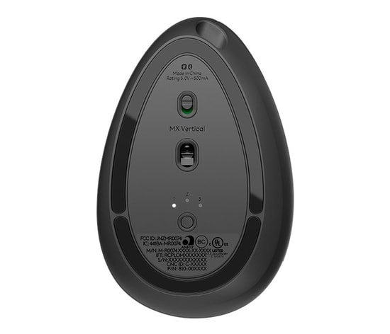 Logitech MX Vertical Ergonomik Siyah Kablosuz Mouse (910-005448) - 4000 DPI, Şarj Edilebilir, Dikey Tasarım