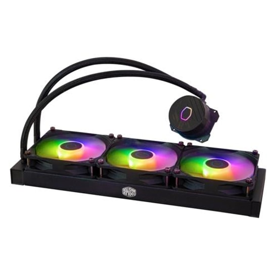 Cooler Master MasterLiquid 360L Core ARGB Sıvı Soğutma (MLW-D36M-A18PZ-R1) - 360mm Radyatör, 3x120mm PWM Fan, ARGB