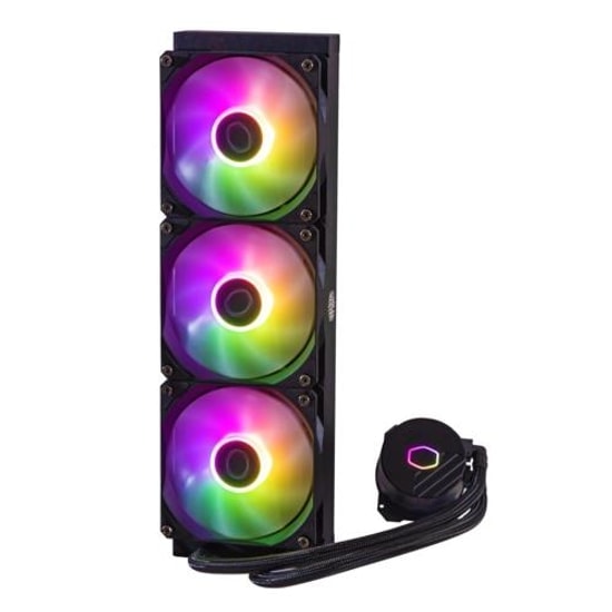 Cooler Master MasterLiquid 360L Core ARGB Sıvı Soğutma (MLW-D36M-A18PZ-R1) - 360mm Radyatör, 3x120mm PWM Fan, ARGB