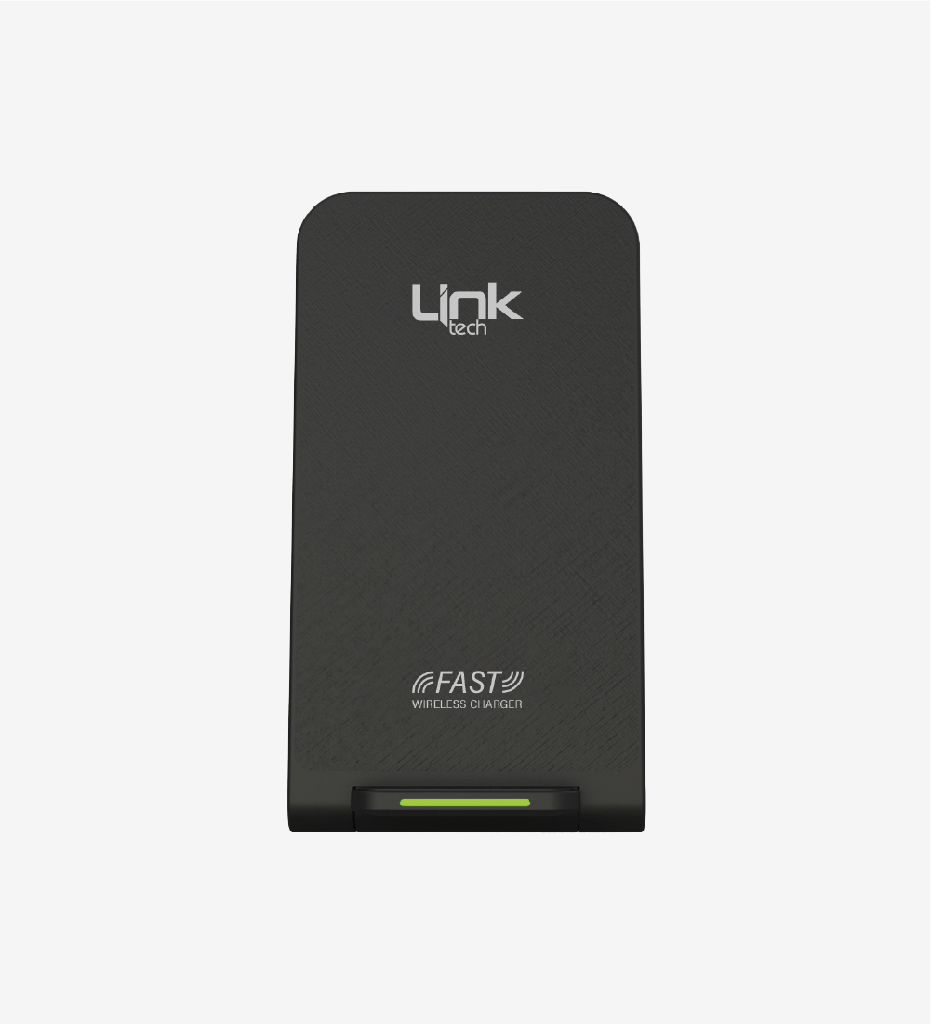 Linktech W515 15w Type-C Masaüstü Wireless Siyah Şarj Aleti & Telefon Tutacağı