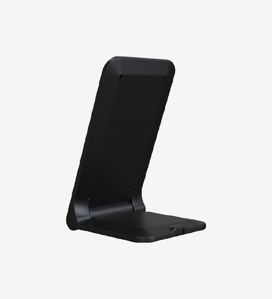 Linktech W515 15w Type-C Masaüstü Wireless Siyah Şarj Aleti & Telefon Tutacağı
