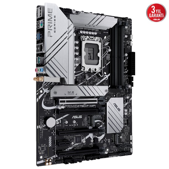 Asus Prime Z790-P Wifi Ddr5 7200mhz 1xhdmi 1xdp 3xm.2 Usb 3.2 Atx 1700p (13. Ve 12.Nesil İşlemci Uyumlu) Anakart