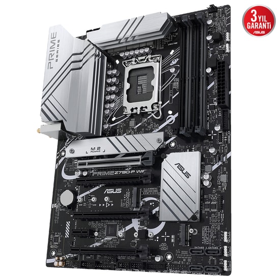 Asus Prime Z790-P Wifi Ddr5 7200mhz 1xhdmi 1xdp 3xm.2 Usb 3.2 Atx 1700p (13. Ve 12.Nesil İşlemci Uyumlu) Anakart