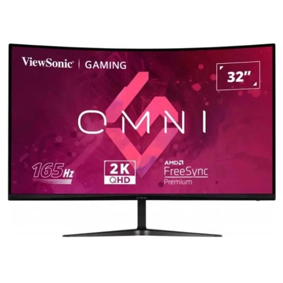 Viewsonic 31.5 VX3218C-2K 1ms 165hz Va 2560x1440 2k 250 Hdmi Dp Gaming Monitor