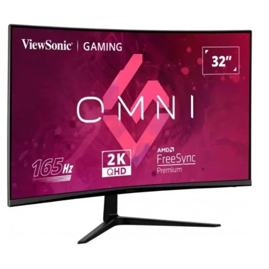 Viewsonic 31.5 VX3218C-2K 1ms 165hz Va 2560x1440 2k 250 Hdmi Dp Gaming Monitor