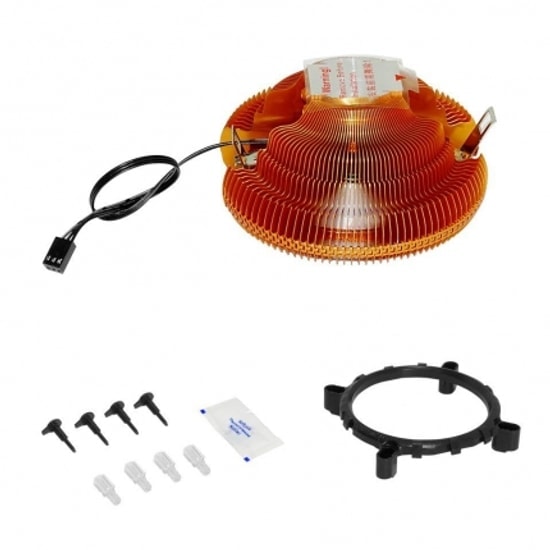 Frisby FCL-F1314C İşlemci Soğutucu - 90mm PWM Fan, 2200 RPM, 40 CFM, 18 dBA, LED Aydınlatmalı, Intel ve AMD Uyumlu
