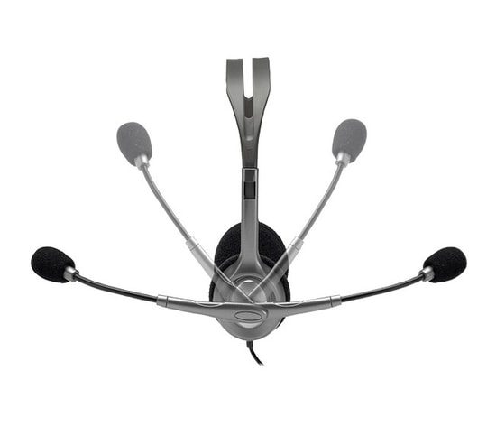 Logitech H111 Siyah Stereo Kablolu Kulaklık (981-000593) - 3.5mm, Çoklu Cihaz Uyumlu, Net Ses, Ayarlanabilir Başlık