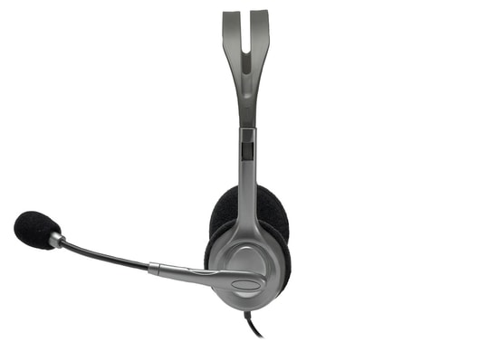 Logitech H111 Siyah Stereo Kablolu Kulaklık (981-000593) - 3.5mm, Çoklu Cihaz Uyumlu, Net Ses, Ayarlanabilir Başlık