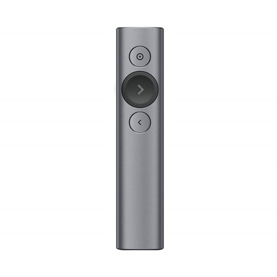 Logitech Spotlight Gri Sunum Kumandası (910-004861) - Kablosuz Dijital İşaretçi, Bluetooth, USB Alıcı, Gelişmiş Kontrol