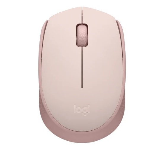 Logitech M171 Gül Rengi Kablosuz Optik Mouse (910-006865) - 2.4 GHz, 1000 DPI, 12 Ay Pil Ömrü, USB Alıcı