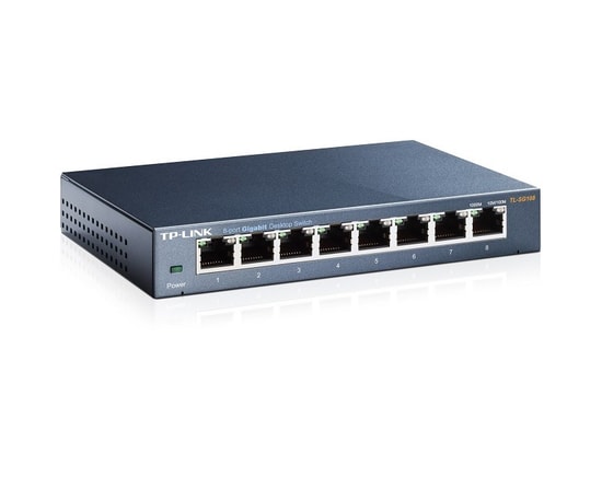 TP-Link TL-SG108 Masaüstü 8 Port Gigabit Switch - Metal Kasa, Güç Tasarruflu, VoIP Desteği, Yönetilemez Ağ Anahtarı