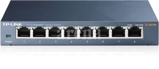 TP-Link TL-SG108 Masaüstü 8 Port Gigabit Switch - Metal Kasa, Güç Tasarruflu, VoIP Desteği, Yönetilemez Ağ Anahtarı