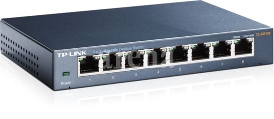 TP-Link TL-SG108 Masaüstü 8 Port Gigabit Switch - Metal Kasa, Güç Tasarruflu, VoIP Desteği, Yönetilemez Ağ Anahtarı