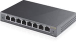 TP-Link TL-SG108E 8 Port Gigabit Smart Switch - 10/100/1000 Mbps, QoS, VLAN, Kolay Yönetim, Metal Kasa, IGMP Desteği