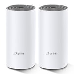 TP-Link Deco E4-2P AC1200 Mesh İkili Paket Wi-Fi Sistemi - 1200Mbps, Çift Band, 260m Kapsama, 100Mb LAN, Dahili Anten