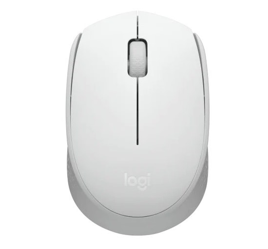Logitech M171 Beyaz Kablosuz Optik Mouse (910-006867) - 10 Metre Çekim Mesafesi, 1000 DPI Hassasiyet, Tak Çalıştır