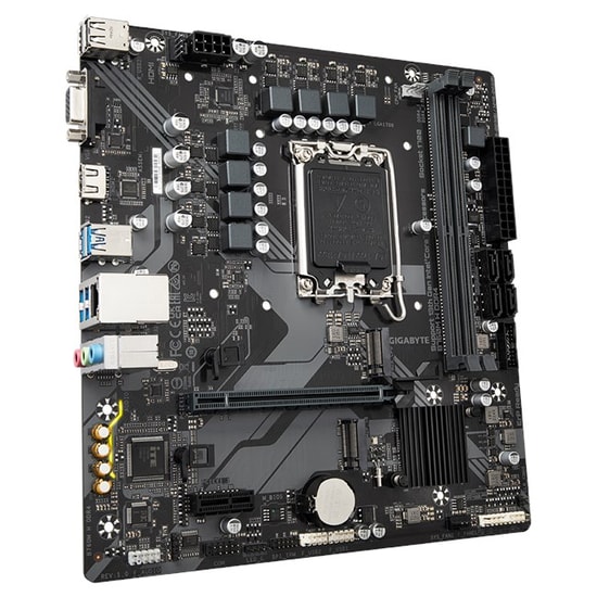 Gigabyte B760M-H DDR4 Anakart: Intel 1700P, DDR4 3200MHz, Çift M.2, PCIe 4.0, Intel XMP, VGA, HDMI, USB 3.2, MicroATX
