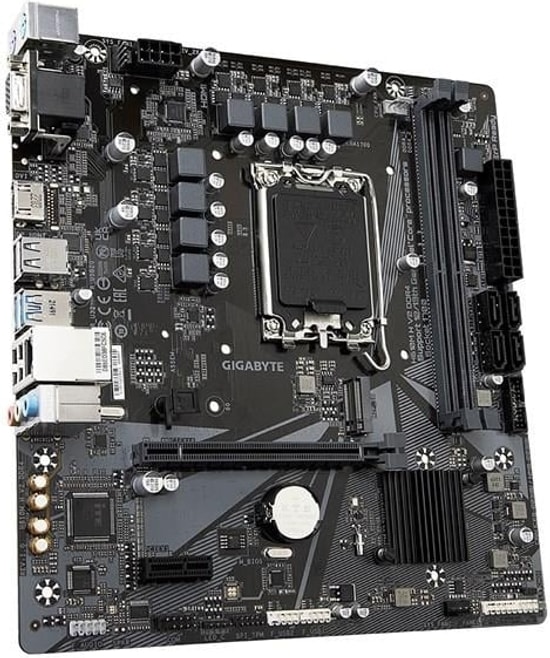 Gigabyte B760M-H DDR4 Anakart: Intel 1700P, DDR4 3200MHz, Çift M.2, PCIe 4.0, Intel XMP, VGA, HDMI, USB 3.2, MicroATX