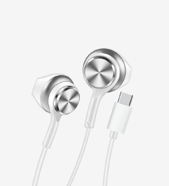 LinkTech H75 Siyah Type-C Kulak İçi Kablolu Kulaklık (LHF-H75/BLACK) - Mikrofonlu, Stereo, Yüksek Bas, 120cm Kablo