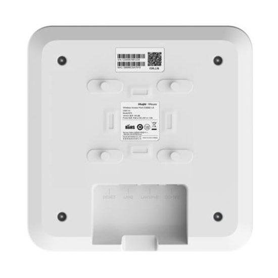 Ruijie Reyee RG-RAP2260(G) 2 Port Gigabit 2.4/5Ghz 1775Mbps 2x2 MIMO Wifi 6 Poe Access Point (Adaptörsüz) Router