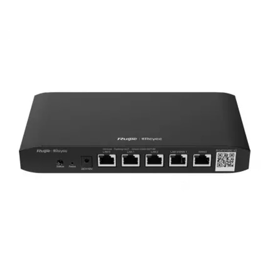 Ruijie Reyee RG-EG105G-P 5 Port Gigabit Cloud Yönetilebilir PoE Router - 600Mbps, 54W PoE Güç, Çoklu WAN Desteği