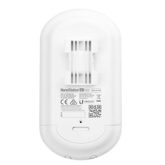 Ubiquiti NanoStation LOCO5AC: 5GHz 450Mbps 13dBi Çift Antenli Dış Mekan Access Point - MIMO TDMA, PoE Adaptörsüz