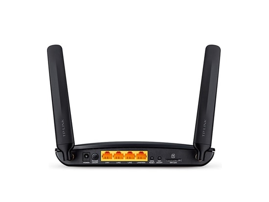 TP-Link Archer MR200 AC750 Çift Bant 4G LTE Router - WiFi 5, 300Mbps (2.4GHz) + 433Mbps (5GHz), 2xAnten, 3x100Mbs Port