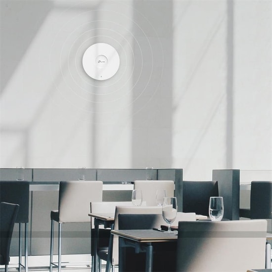 TP-Link Omada EAP653 AX3000 WiFi 6 Tavan Tipi Access Point - PoE+, 2xAnten, 2.4/5GHz, MU-MIMO, OFDMA, Gigabit Port