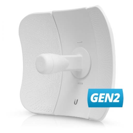 Ubiquiti LiteBeam LBE-5AC-Gen2: 5GHz 2x2 MIMO 25dBm Airmax CPE, 23dBi Anten, 450Mbps, 24V Adaptörlü Erişim Noktası
