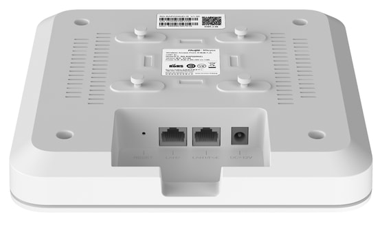 Ruijie Reyee RG-RAP2200(F) 2 Port 10/100 AC1300 İç Ortam PoE Access Point - 2.4/5GHz, 2x2 MIMO, 1167Mbps (Adaptörsüz)