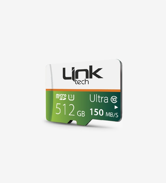 LinkTech M114 512GB Premium Micro SDXC Hafıza Kartı (LMC-M114/512GB) - 4K Ultra, 150MB/s Okuma Hızı, Class 10