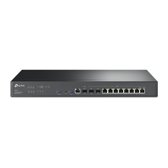 Tp-Link Omada ER8411 1x10g Sfp+Wan 1x10g Sfp+Wan/Lan 1xgigabit Sfp Wan/Lan 8xgigabit Rj45 2xusb3.0 Vpn Router Switch